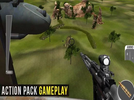 Изображение игры: Heli Dino Hunter