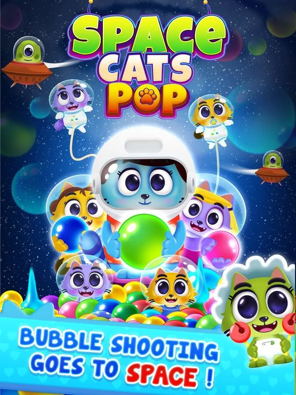 Изображение игры: Space Cats Pop