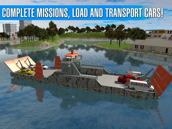 Изображение игры: Cargo Ship Simulator: Car Transporter 3D Full