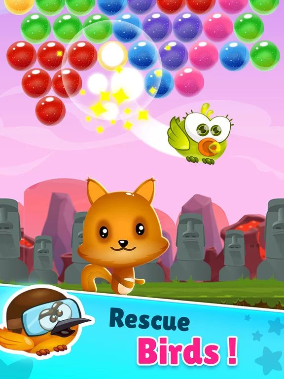 Изображение игры: Bubble Birds Pop