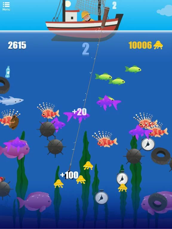 Изображение игры: Harpoon FRVR - Spear Fishing