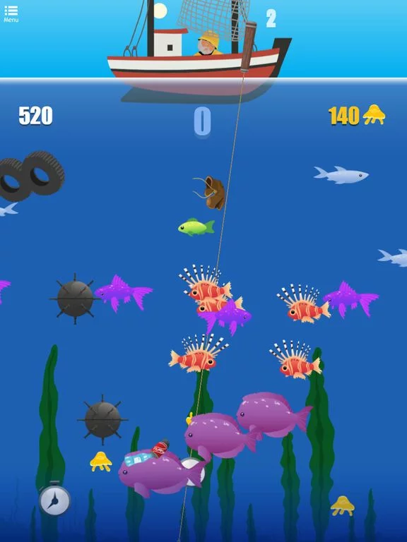 Изображение игры: Harpoon FRVR - Spear Fishing