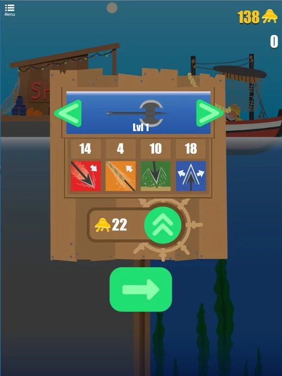 Изображение игры: Harpoon FRVR - Spear Fishing