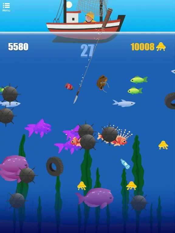 Изображение игры: Harpoon FRVR - Spear Fishing