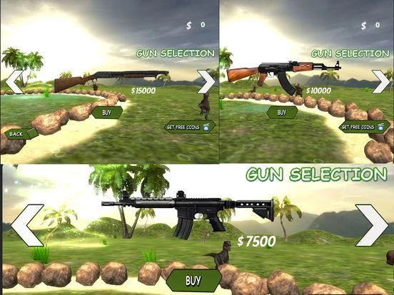 Изображение игры: Gorilla Sniper VS Dino Terror