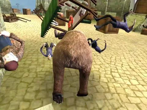 Изображение игры: Bear Naked Rampage