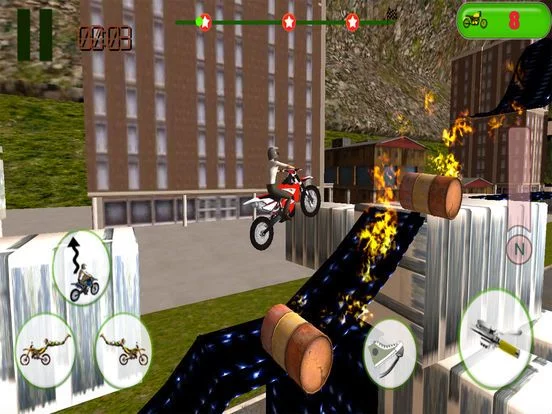 Изображение игры: Bike Hardcore Top Stunt-s