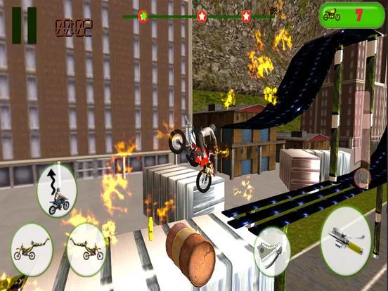 Изображение игры: Bike Hardcore Top Stunt-s
