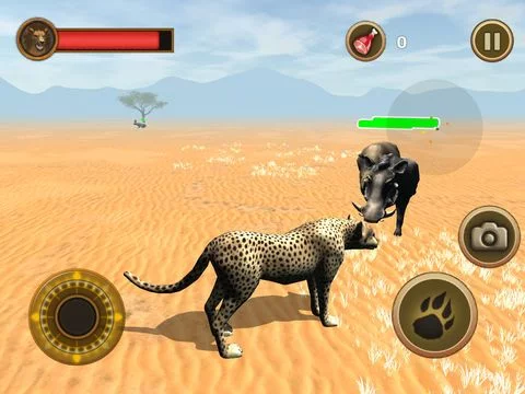 Изображение игры: Cheetah Chase