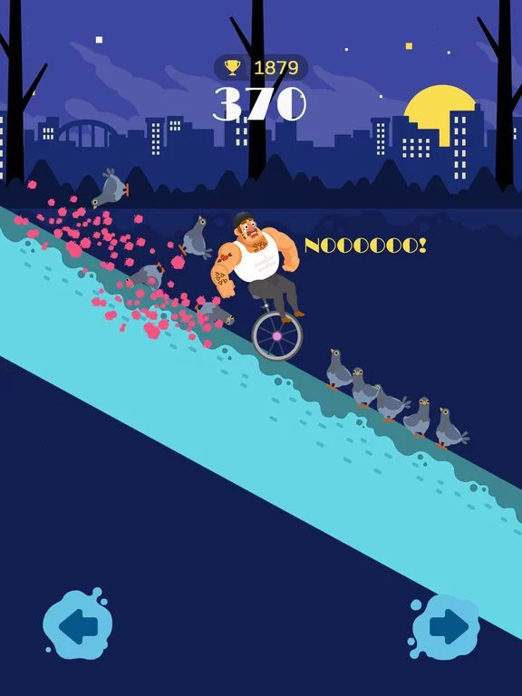 Изображение игры: Unicycle Downhill