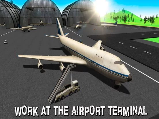 Изображение игры: Airport Service Driving Simulator 3D Full