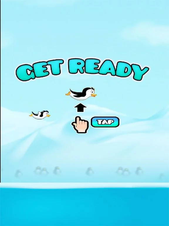 Изображение игры: Flying Penguin - FlapYourWings