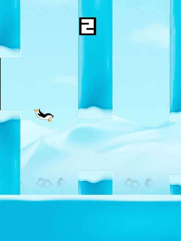 Изображение игры: Flying Penguin - FlapYourWings