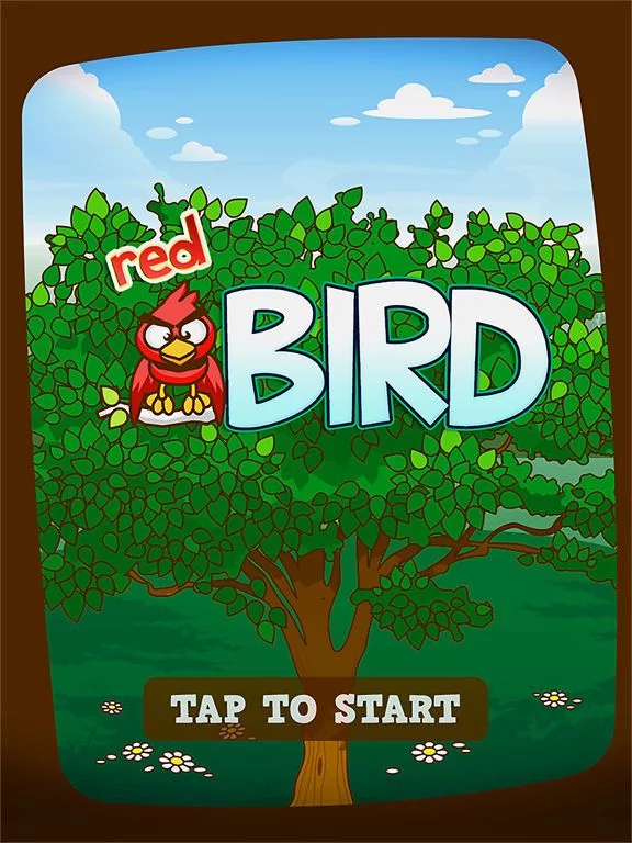 Изображение игры: Red Bird - An Addictive Game
