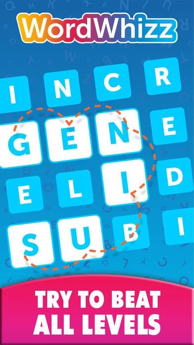 Изображение игры: Word Whizz – find & swipe words, brain training!