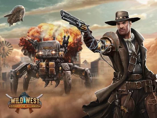 Изображение игры: Wild West: Steampunk Alliances