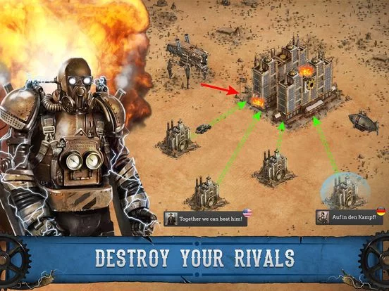 Изображение игры: Wild West: Steampunk Alliances
