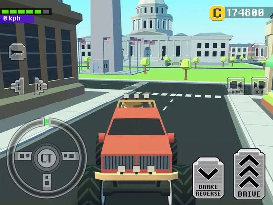 Изображение игры: Car Driving in Crazy Town