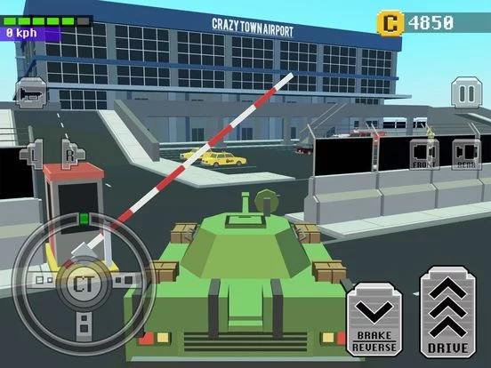 Изображение игры: Car Driving in Crazy Town