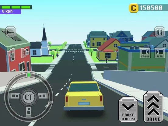 Изображение игры: Car Driving in Crazy Town