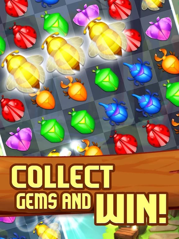 Изображение игры: Bug Smash Match 3