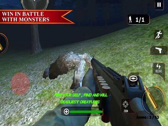 Изображение игры: Hunter Monster Scary Forest