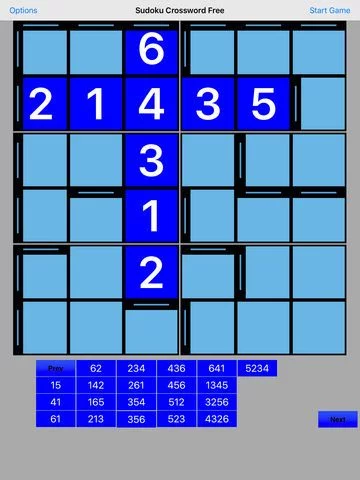 Изображение игры: Sudoku Crossword Free Puzzle game