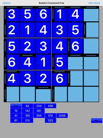 Изображение игры: Sudoku Crossword Free Puzzle game