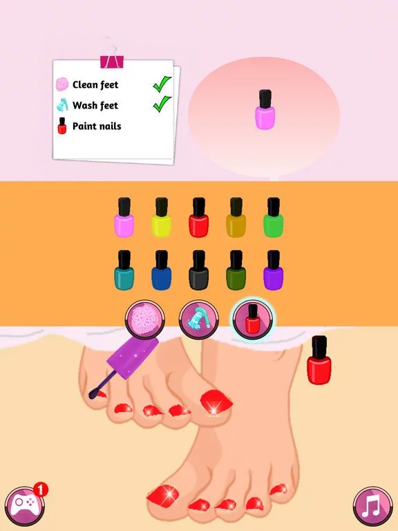 Изображение игры: Feet Dolls Salon