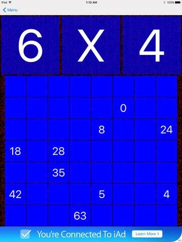 Изображение игры: Math Tapper Free: Multiply and Find