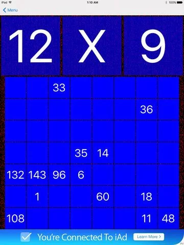 Изображение игры: Math Tapper Free: Multiply and Find