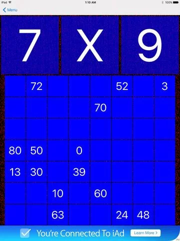 Изображение игры: Math Tapper Free: Multiply and Find