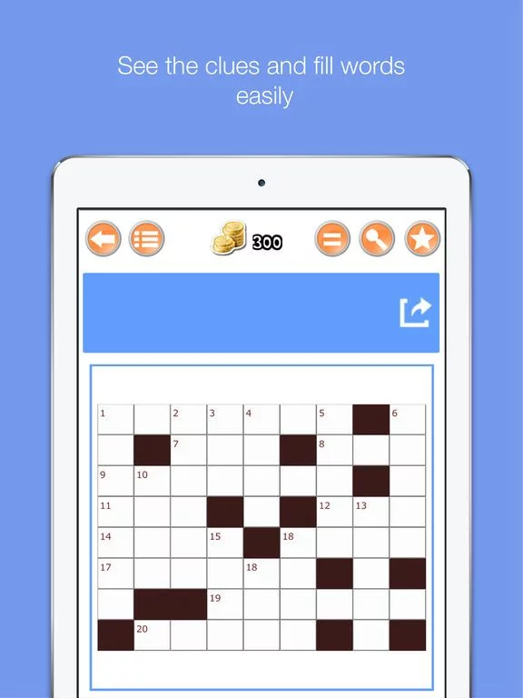 Изображение игры: Easy Crossword Puzzle Pro I