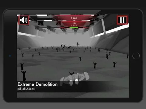 Изображение игры: Alien Exterminator Infinite AirField Racer: Dodge and Shoot Alien Ships