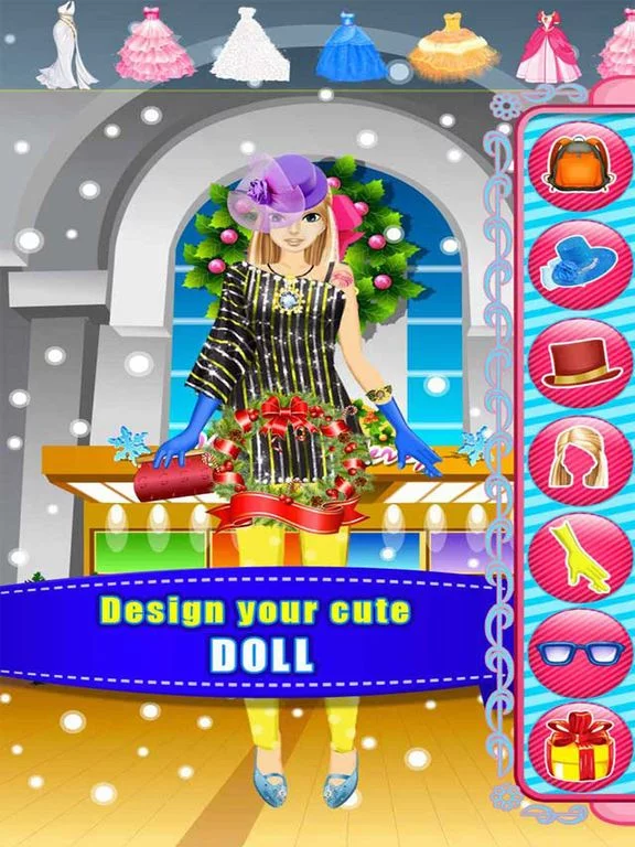 Изображение игры: Dreamy Fashion Doll - Party Dress Up & Fashion Make Up Games