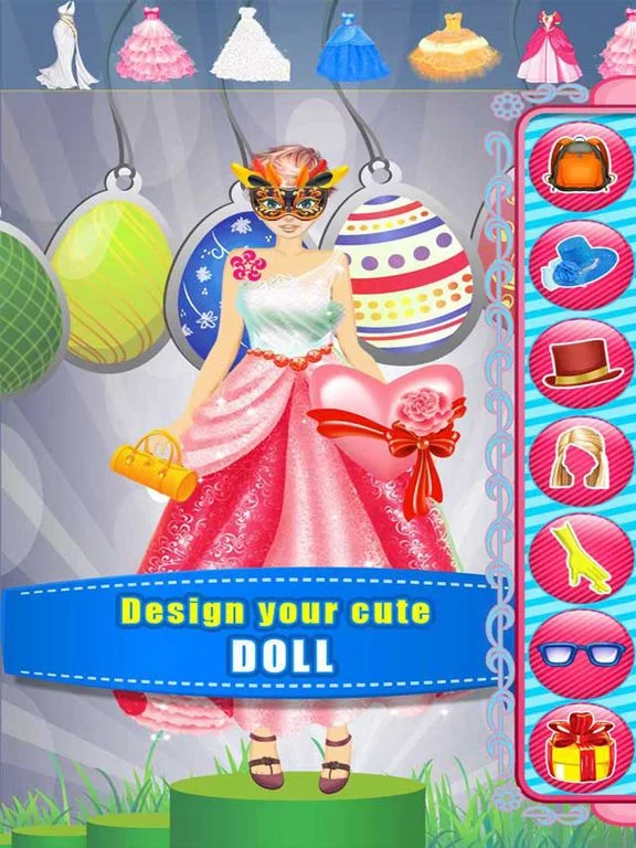 Изображение игры: Dreamy Fashion Doll - Party Dress Up & Fashion Make Up Games