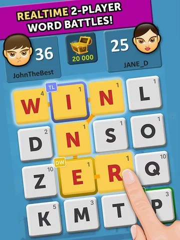 Изображение игры: Word Warriors - Realtime Online Word Battles for 2 Players