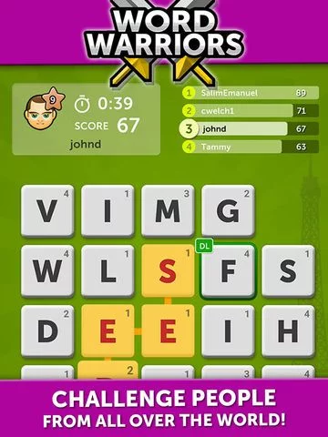 Изображение игры: Word Warriors - Realtime Online Word Battles for 2 Players