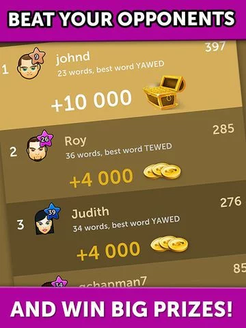Изображение игры: Word Warriors - Realtime Online Word Battles for 2 Players