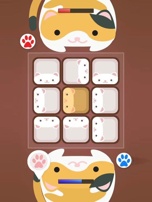 Изображение игры: Face-to-face cats