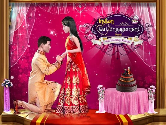 Изображение игры: Indian Girl Royal Engagement