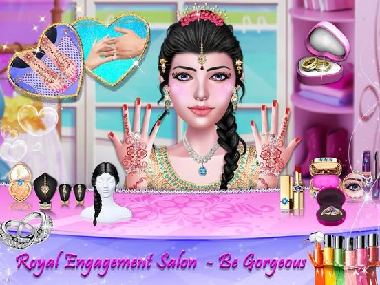 Изображение игры: Indian Girl Royal Engagement