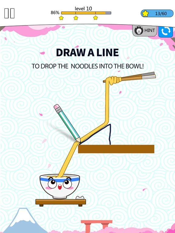Изображение игры: Noodle Drop