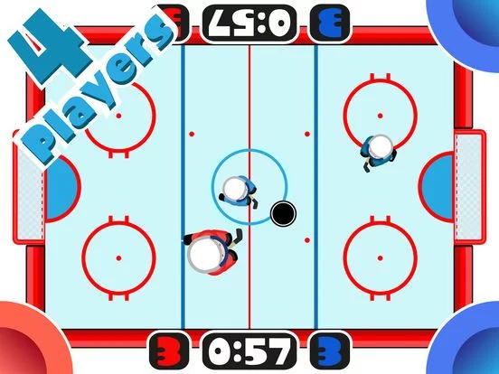 Изображение игры: 4 Players Ice Hockey