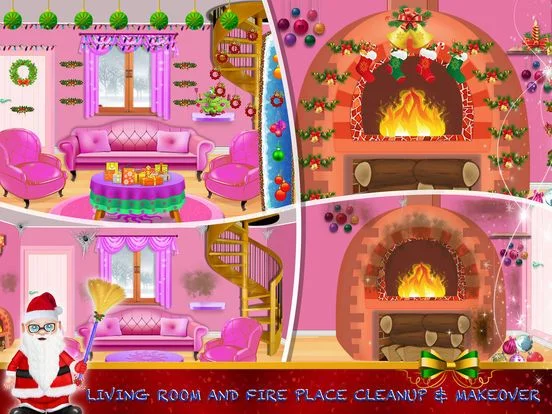 Изображение игры: Christmas House Decor&CleanUp