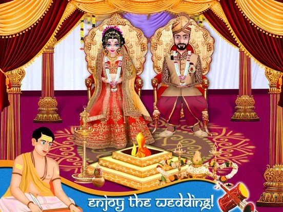 Изображение игры: Royal Indian Girl Wedding