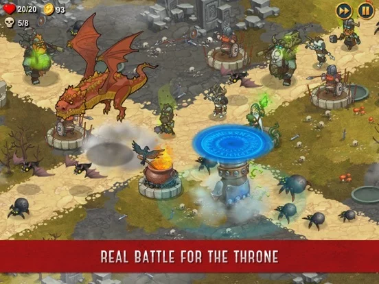 Изображение игры: Throne: Tower Defense