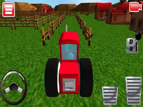 Изображение игры: Crazy Farm Tractor Parking Sim-ulator