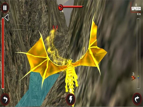 Изображение игры: Dragon Adventure Flying: Xtreme Mount Race Sim