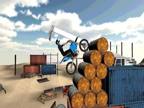 Изображение игры: Dirt Motor-Bike Game: Stunt Challenge